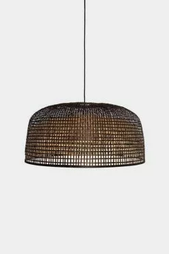 Ay Illuminate Hanglamp Doppio Grid Dark Bamboe ø80cm
