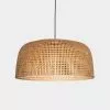Ay Illuminate Hanglamp Doppio Grid Naturel Bamboe ø80cm