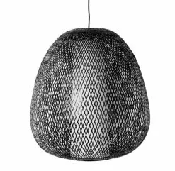 Ay Illuminate Hanglamp Twiggy Egg Bruin Bamboe ø60cm