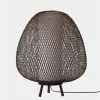 Ay Illuminate Vloerlamp Twiggy Egg Bruin Bamboe ø60cm