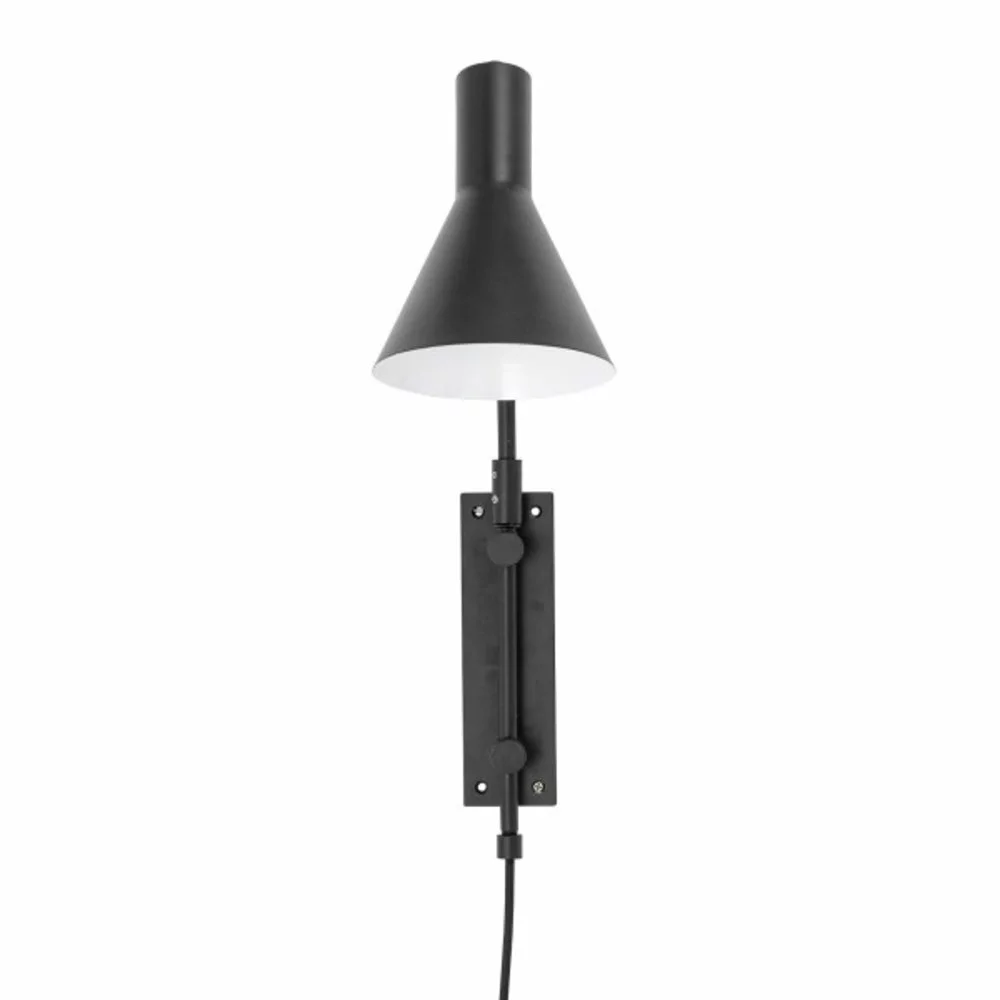 Bloomingville Edil Wandlamp - Zwart 3 Bloomingville Edil Wandlamp - Zwart - Afbeelding 3