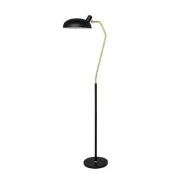 Bloomingville Vloerlamp Zwart Metaal Met Gold Finish