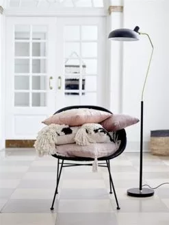 Bloomingville Vloerlamp Zwart Metaal Met Gold Finish -LAMPEN Winkel bloomingville vloerlamp zwart metaal met gold fini 3