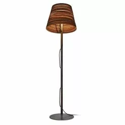 Graypants Tilt Vloerlamp Bruin Karton Ø46x35x170cm