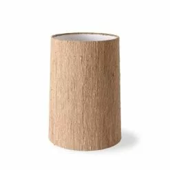 HKliving Cone Lampenkap Zijde - Bruin ø32cm