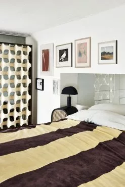 HKliving Halfronde Lampenkap Zwart Jute - Small -LAMPEN Winkel hkliving halfronde lampenkap zwart jute small 2