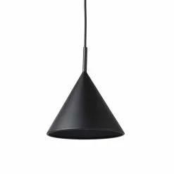 HKliving Metalen Driehoekige Hanglamp Zwart - Medium