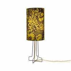 HKliving Printed Cylinder Lampenkap - Floral -LAMPEN Winkel hkliving printed cylinder lampenkap floral 2
