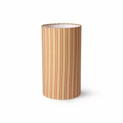 HKliving Printed Cylinder Lampenkap - Gestreept