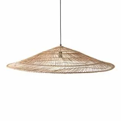 HKliving Rieten Hanglamp Triangle Xl - Naturel