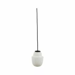 House Doctor Acorn Hanglamp Wit Glas Ø13,5cm