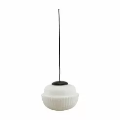 House Doctor Acorn Hanglamp Wit Glas Ø29cm