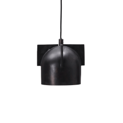 House Doctor Akola Hanglamp LED - Bruin Messing Ø18cm