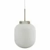 House Doctor Ball Hanglamp Wit Glas