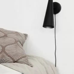 House Doctor Precise Wandlamp - Mat Zwart -LAMPEN Winkel house doctor precise wandlamp mat zwart 3