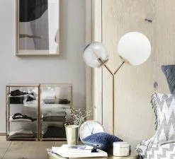 House Doctor Twice Tafellamp Messing -LAMPEN Winkel house doctor twice tafellamp messing 2