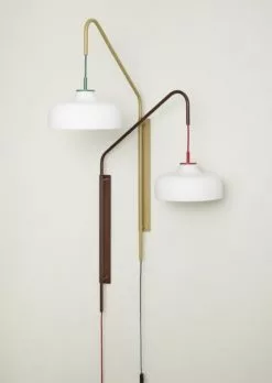 Hubsch Current Wandlamp Rood/bruin - 961617 6 Hubsch Current Wandlamp Rood/bruin - 961617 -LAMPEN Winkel hubsch current wandlamp rood bruin 961617 2