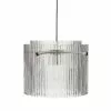 Hubsch Hanglamp Glas/metaal - Clear/nickel
