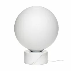 Hubsch Vloerlamp Marmer Glas
