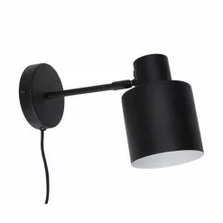 Hubsch Wandlamp Zwart Metaal