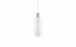 Normann Copenhagen AMP Large Hanglamp Wit Messing