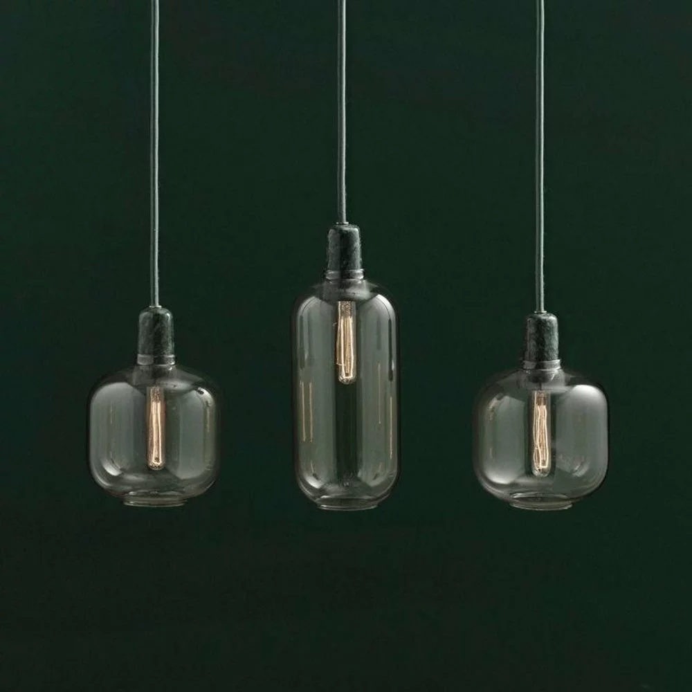 Normann Copenhagen AMP Small Hanglamp Goud Groen 6 Normann Copenhagen AMP Small Hanglamp Goud Groen - Afbeelding 6