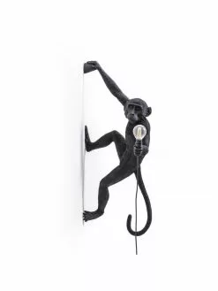 Seletti Monkey Lamp Hanging Right - Zwart