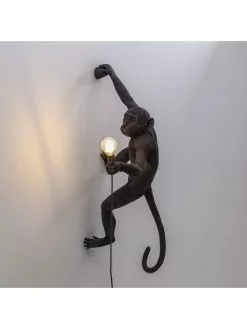 Seletti Monkey Lamp Hanging Right - Zwart -LAMPEN Winkel seletti monkey lamp hanging right zwart 4