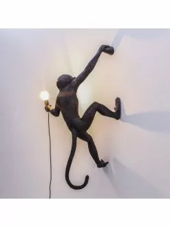Seletti Monkey Lamp Hanging Right - Zwart -LAMPEN Winkel seletti monkey lamp hanging right zwart 7