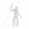 Seletti Monkey Lamp Standing - Wit