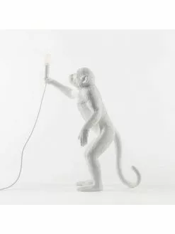 Seletti Monkey Lamp Standing - Wit -LAMPEN Winkel seletti monkey lamp standing wit 3