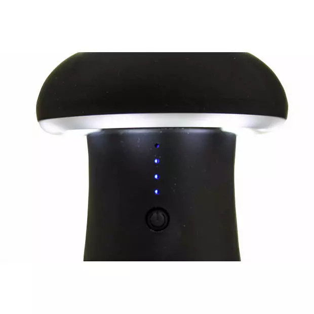 United Entertainment Magische Paddenstoel Led Lamp Met Power Bank - Zwart 2 United Entertainment Magische Paddenstoel Led Lamp Met Power Bank - Zwart - Afbeelding 2