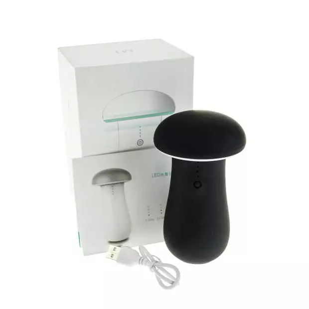 United Entertainment Magische Paddenstoel Led Lamp Met Power Bank - Zwart 7 United Entertainment Magische Paddenstoel Led Lamp Met Power Bank - Zwart - Afbeelding 7