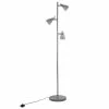 Beliani MISTAGO - Staande Lamp-Grijs-Staal