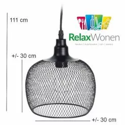 Relaxwonen - Hanglamp - Lamp - Industrieel - Draadloos - Inclusief Lichtbron - Led - Voor Binnen En Buiten -LAMPEN Winkel 2373011 226f785c