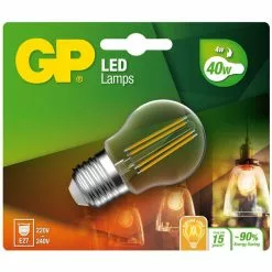 Gp Led Lamp E27 4,4W 470Lm Kogel Filament -LAMPEN Winkel 2401116 b0461541