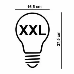 Highlight Lamp LED XXL Deuk 16,5x27,5 Cm 6W 150 LM 2200K DIM Gold -LAMPEN Winkel 2530335 3138aef9
