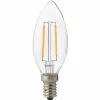 BES LED LED Lamp - Kaarslamp - Filament - E14 Fitting - 4W - Warm Wit 2700K