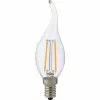 BES LED LED Lamp - Kaarslamp - Filament Flame - E14 Fitting - 4W - Natuurlijk Wit 4200K