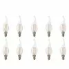 BES LED LED Lamp 10 Pack - Kaarslamp - Filament Flame - E14 Fitting - 4W - Natuurlijk Wit 4200K