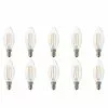 BES LED LED Lamp 10 Pack - Kaarslamp - Filament - E14 Fitting - 4W - Natuurlijk Wit 4200K