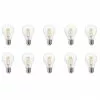 BES LED LED Lamp 10 Pack - Filament - E27 Fitting - 4W - Natuurlijk Wit 4200K