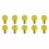 BES LED LED Lamp 10 Pack - Romba - Geel Gekleurd - E27 Fitting - 1W