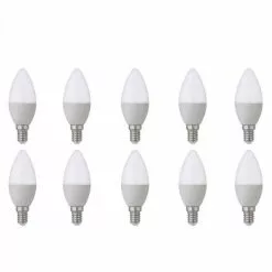 BES LED LED Lamp 10 Pack - E14 Fitting - 6W - Helder/Koud Wit 6400K