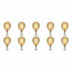 BES LED LED Lamp 10 Pack - Facto - Filament Bulb - E14 Fitting - 4W - Warm Wit 2700K