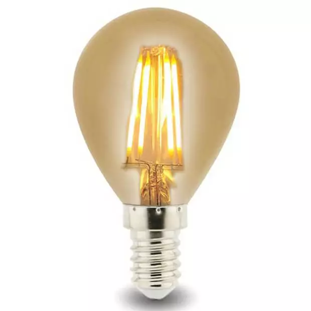 BES LED LED Lamp 10 Pack - Facto - Filament Bulb - E14 Fitting - 4W - Warm Wit 2700K 2 BES LED LED Lamp 10 Pack - Facto - Filament Bulb - E14 Fitting - 4W - Warm Wit 2700K - Afbeelding 2