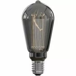 CALEX - LED Lamp - Rustic ST64 - E27 Fitting - Dimbaar - 3W - Warm Wit 2000K - Rookkleur