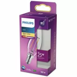 Philips LED Lamp E14 2W Kaars Filament -LAMPEN Winkel 2602136 61dc9b90