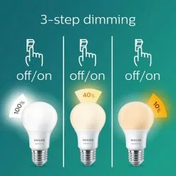 PHILIPS - LED Lamp - SceneSwitch 827 A60 - E27 Fitting - Dimbaar - 1.6W-7.5W - Warm Wit 2200K-2700K Vervangt 16W-60W -LAMPEN Winkel 2917344 70a6b8d3
