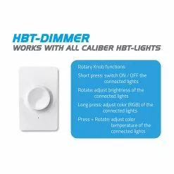 Caliber Draadloze Smart Lamp Dimmer - Bluetooth Schakelaar Voor Slimme Lamp - Bevestiging Zonder Boren (HBT-DIMMER) -LAMPEN Winkel 3329723 89782c0a
